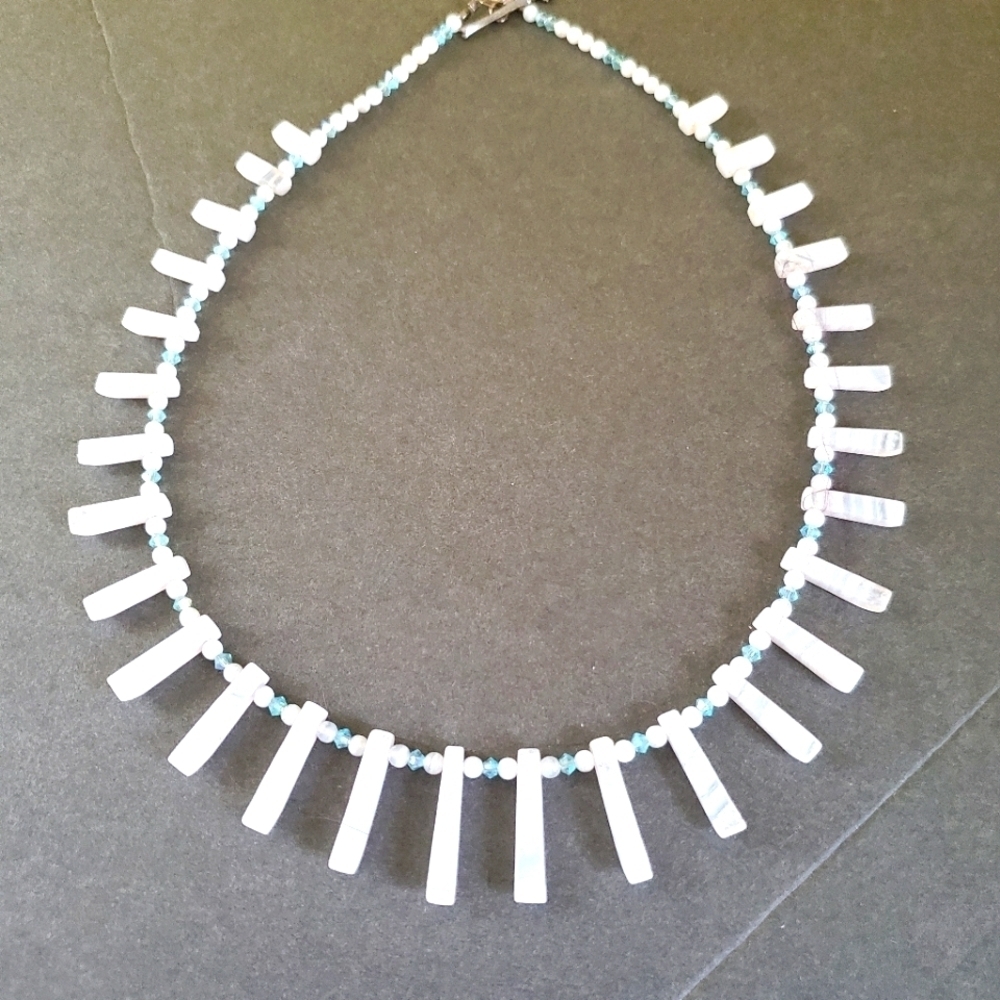 Blue Calcite Necklace